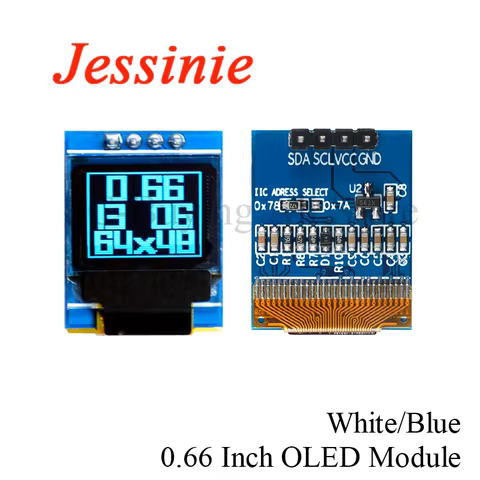 Módulo OLED 0.66" 64x48 SSD1306