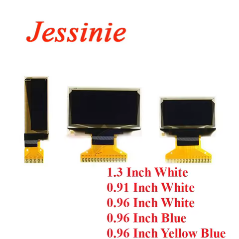 Display OLED LCD LED Branco Azul 0.91 0.96 1.3 Polegada SSD1306 SH1106