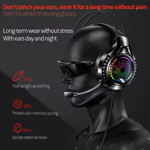 Headset Gamer RGB 7.1 Surround com Microfone Thumbnail 3
