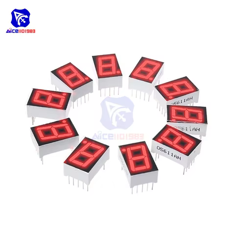 Display LED 7 Segment Vermelho 0.56"