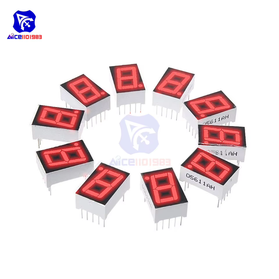 Display LED 7 Segment Vermelho 0.56"