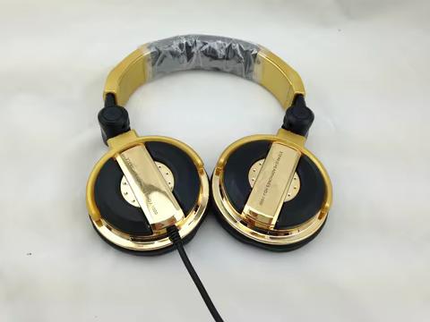 Fone DJ Isolamento Ruído Gold