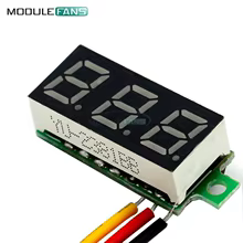 Voltímetro Digital LED Verde 3 Fios Thumbnail 4