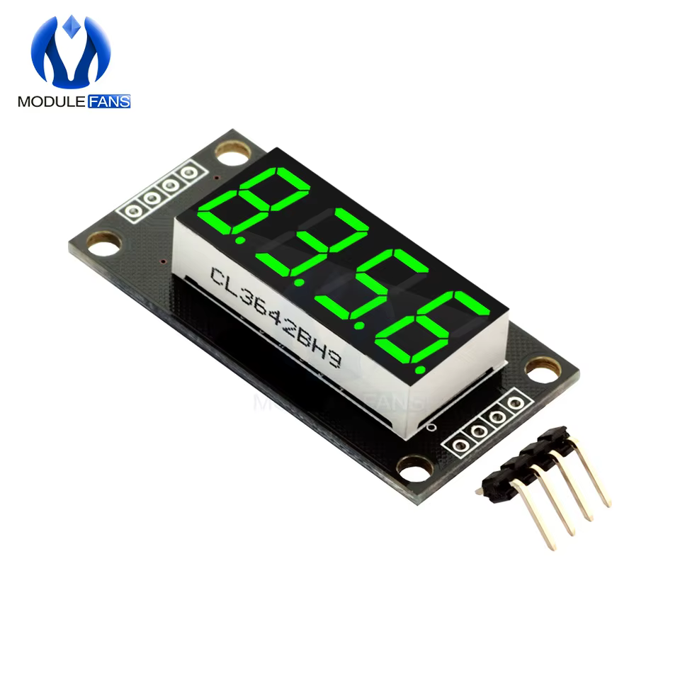 Display Digital Verde 4 Dígitos Arduino