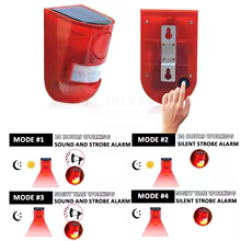 Alarme Solar com Sensor de Movimento e Luz de Alerta Thumbnail 3