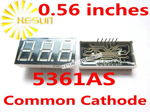 Display LED de Tubo Digital 0.56" - 10 Unidades