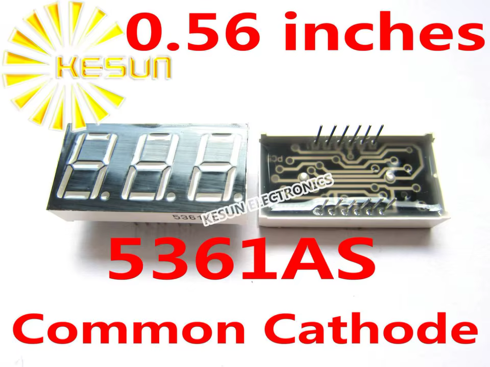 Display LED de Tubo Digital 0.56" - 10 Unidades
