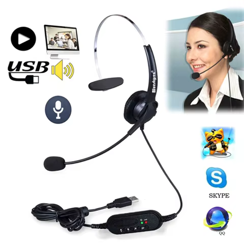 Fone USB Cancelamento de Ruído