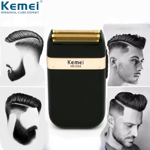 Barbeador Kemei KM-2024 Lâmina Dupla