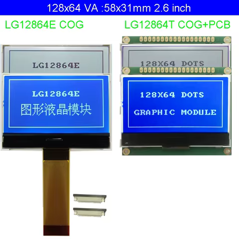 Display LCD 128x64 SPI 30Pin