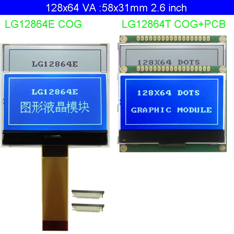 Display LCD 128x64 SPI 30Pin