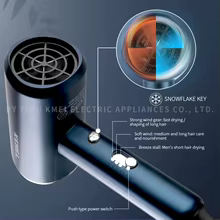 Secador Kemei KM-9822 1800W Thumbnail 4
