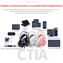 Headset Gamer RGB 7.1 Surround com Microfone Thumbnail 5