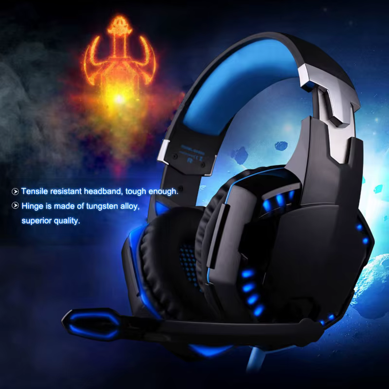 Headset Gamer Stereo Bass com Microfone