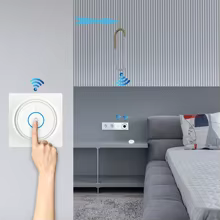 Interruptor Inteligente WiFi RF Sem Bateria Thumbnail 4