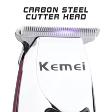 Aparador de Cabelo Kemei Recarregável Thumbnail 3