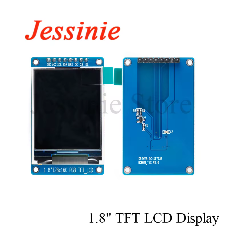 Tela LCD TFT SPI 1.8" Arduino