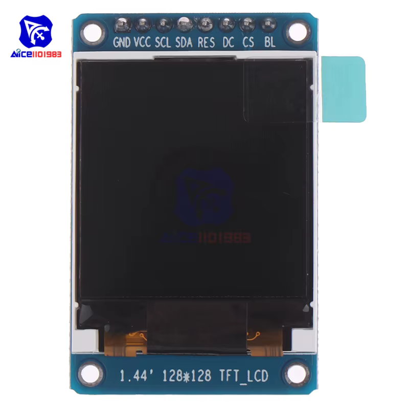Tela LCD 1.44" SPI ST7735