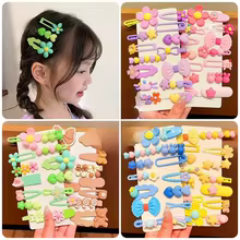 Kit 14 Presilhas Cabelo Meninas Laço Flor Thumbnail 2