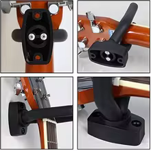 Suporte de Parede para Guitarra Preto Thumbnail 4