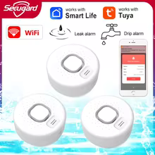 Sensor de Vazamento de Água Tuya WiFi Thumbnail 1