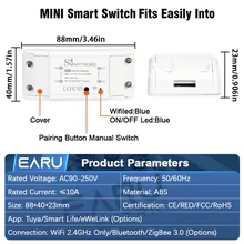 Interruptor Inteligente WiFi ZigBee 10A Thumbnail 2
