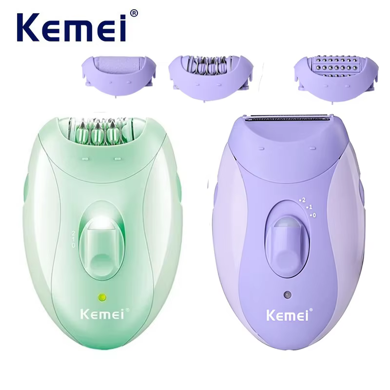 Depilador Elétrico Kemei 4 Cabeças