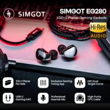 SMGOT EG280 Monitor Intra-auricular Híbrido 1DD + 1 Planar Thumbnail 3