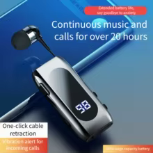 Fone Lavalier com Cabo Retrátil Thumbnail 2