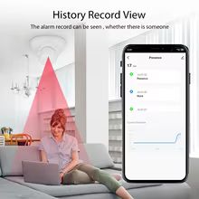 Sensor de Presença Zigbee Pro 24G Thumbnail 6