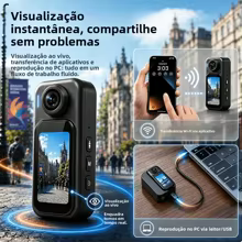 Mini Câmera de Ação 4K Thumbnail 3