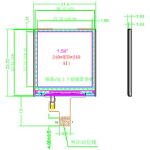 Módulo LCD TFT 1.54" IPS ST7789V2 Thumbnail 4