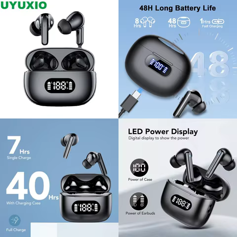 Fones TWS com Display LED
