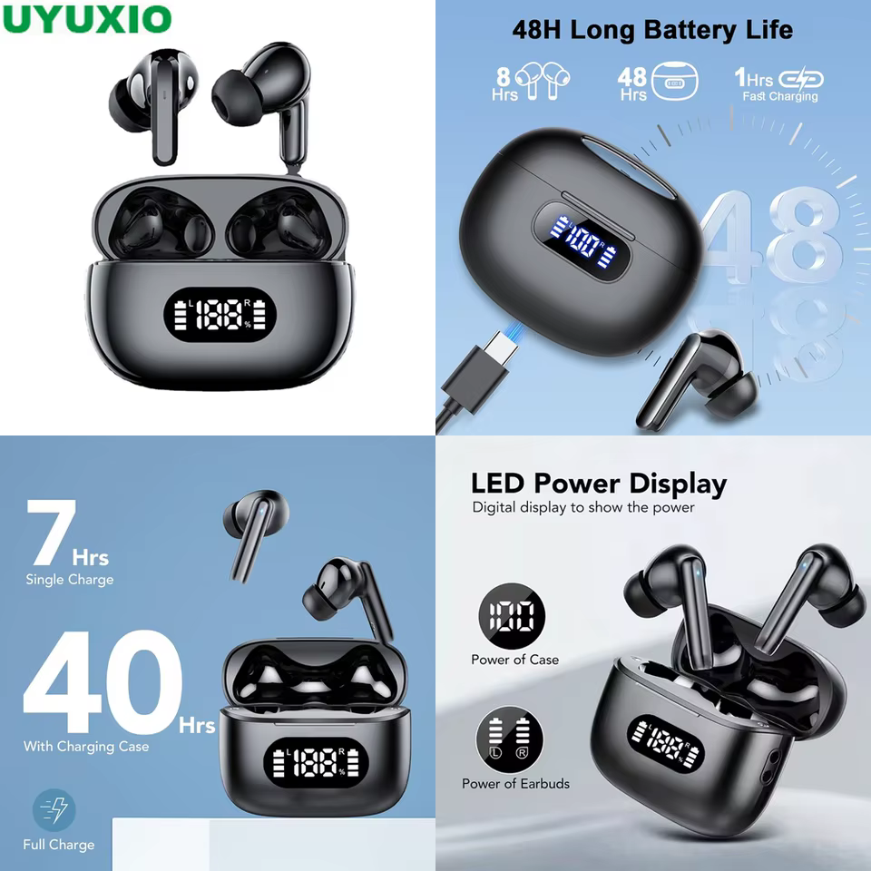 Fones TWS com Display LED