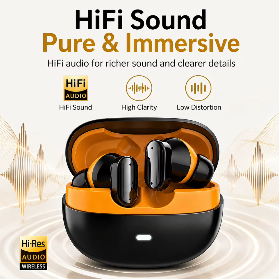 KEBIDUMEI Fones Bluetooth 5.4 TWS