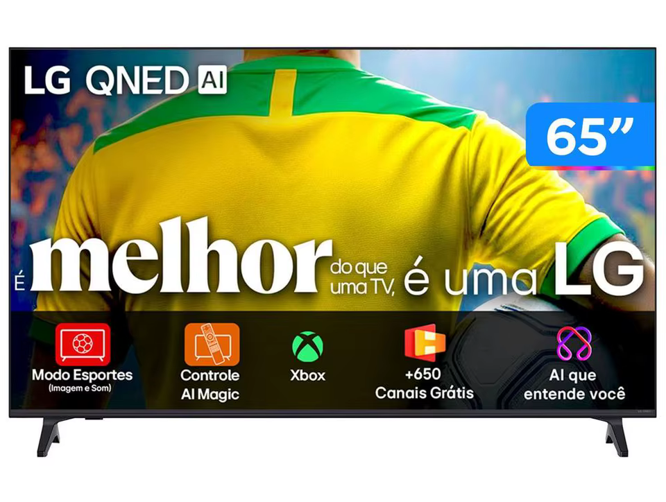 Smart TV LG 65" 4K QNED