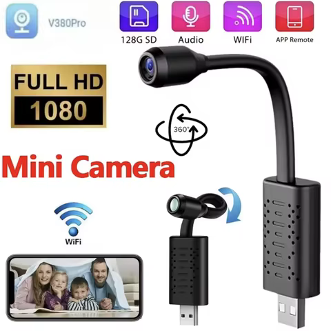 Mini Câmera V380 PRO 1080P