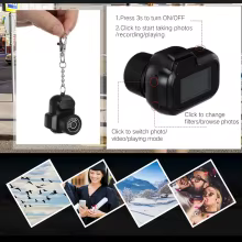 Mini Câmera Chaveiro Y3000 Thumbnail 3