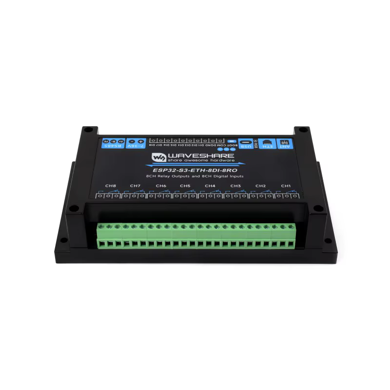 Módulo Relé WiFi Industrial ESP32-S3 8 Canais