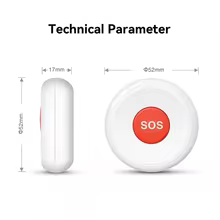 Botão SOS Tuya ZigBee Thumbnail 6