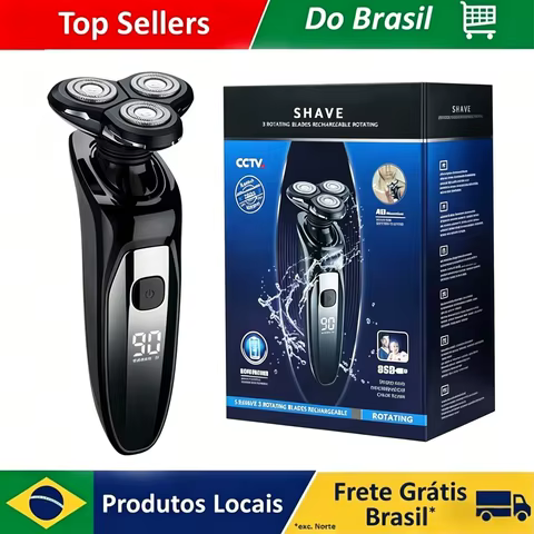 Barbeador Elétrico LCD Homens