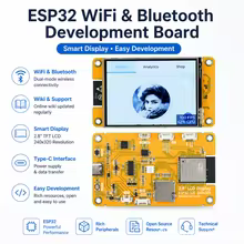 Kit Desenvolvimento ESP32 WiFi Bluetooth Tela 2.8" Thumbnail 1