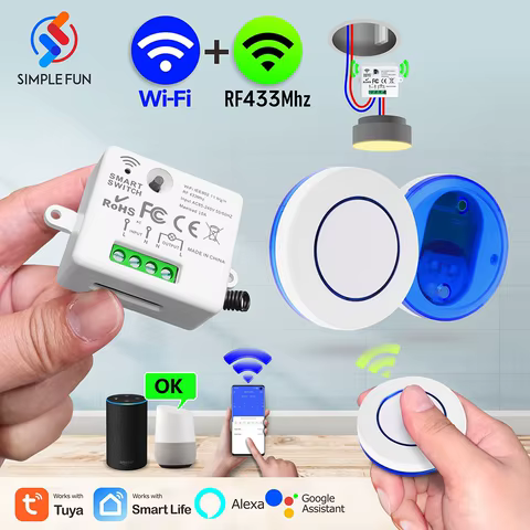 Interruptor Wi-Fi Inteligente Tuya