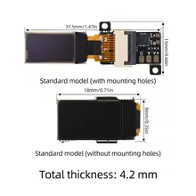 Mini Voltímetro Digital Ultrafino OLED Thumbnail 5