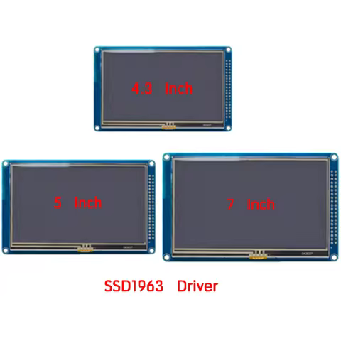 Módulo LCD TFT 4.3 5.0 7.0" 800x480 SSD1963