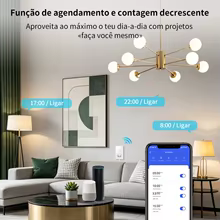 Interruptor Inteligente Wi-Fi com Tomada Thumbnail 6