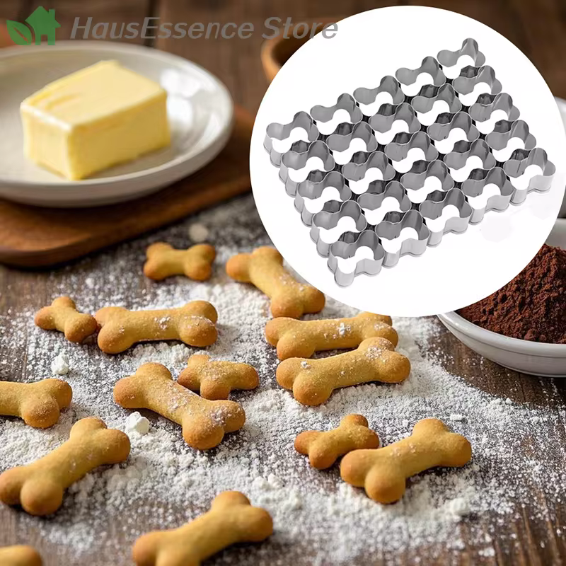 Cortador de Biscoitos Osso de Cachorro Aço Inoxidável