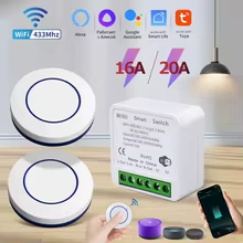 Interruptor Inteligente WiFi Tuya RF 433MHz Thumbnail 1