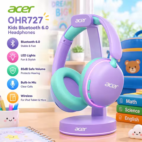 Fones Bluetooth Acer para Crianças