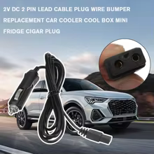 Adaptador Cabo 2m 12V para Mini Geladeira Carro Thumbnail 3